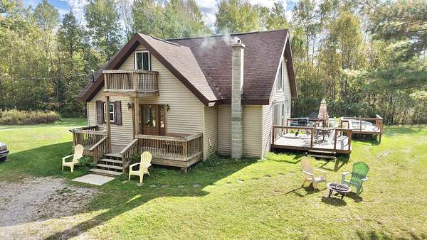 38.9 Acres of Land with Home for Sale in Gladwin, Michigan