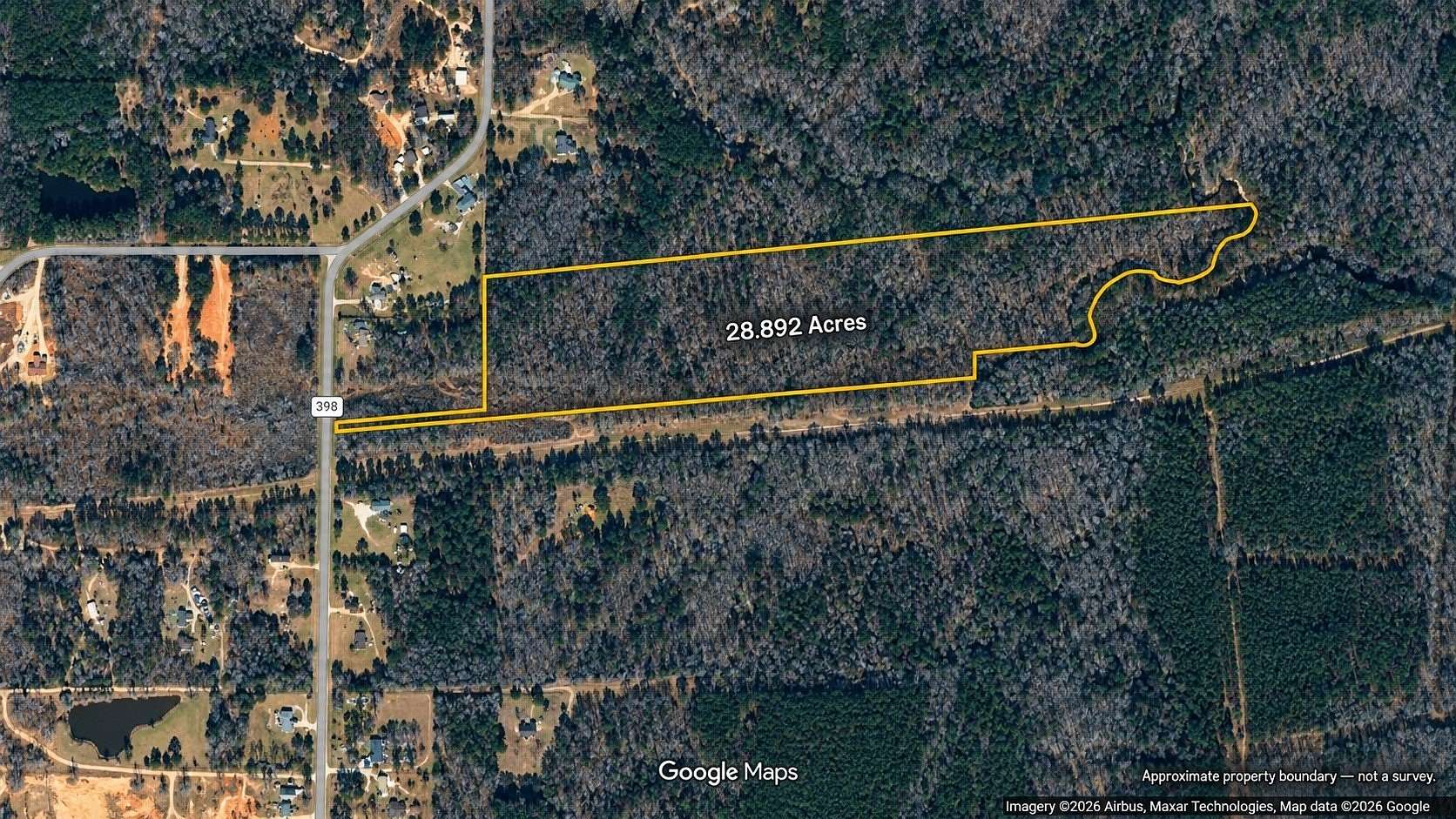 28.9 Acres of Recreational & Residential Land for Sale in Tyler, Texas