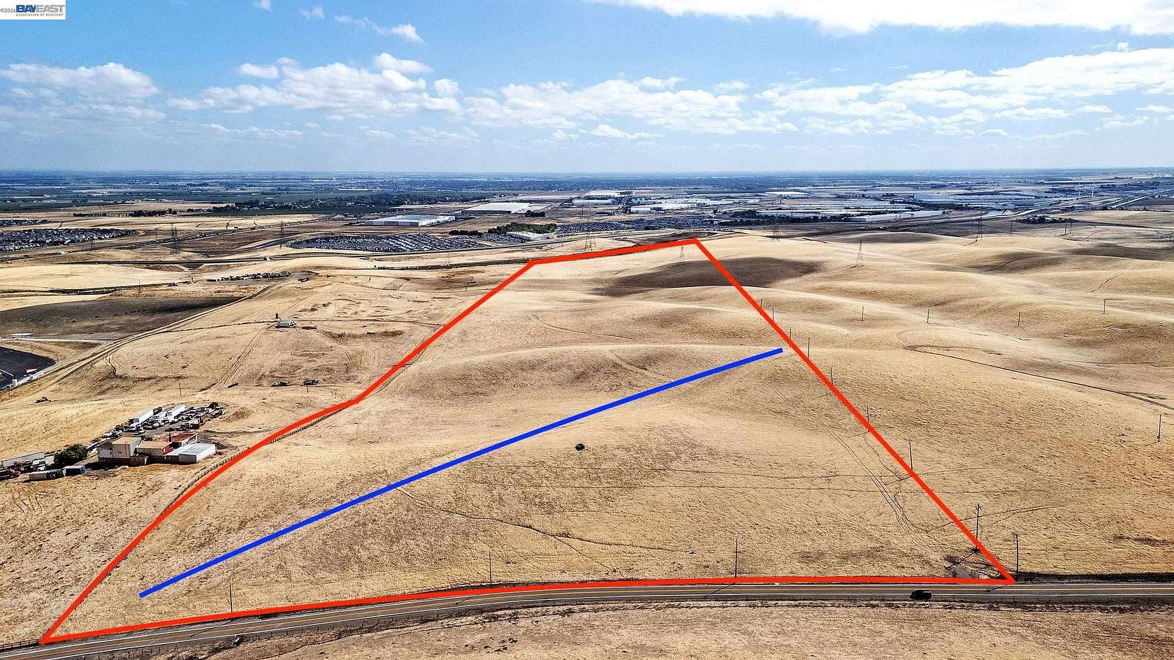 92.8 Acres of Agricultural & Residential Land for Sale in Tracy, California
