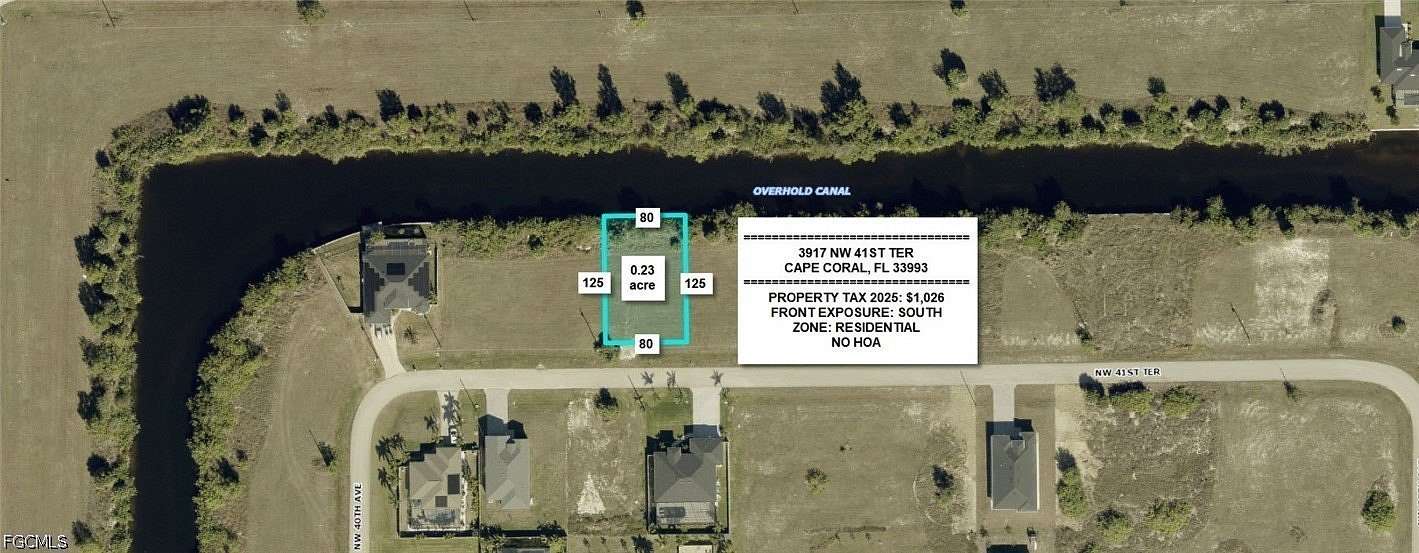 0.23 Acres of Residential Land for Sale in Cape Coral, Florida