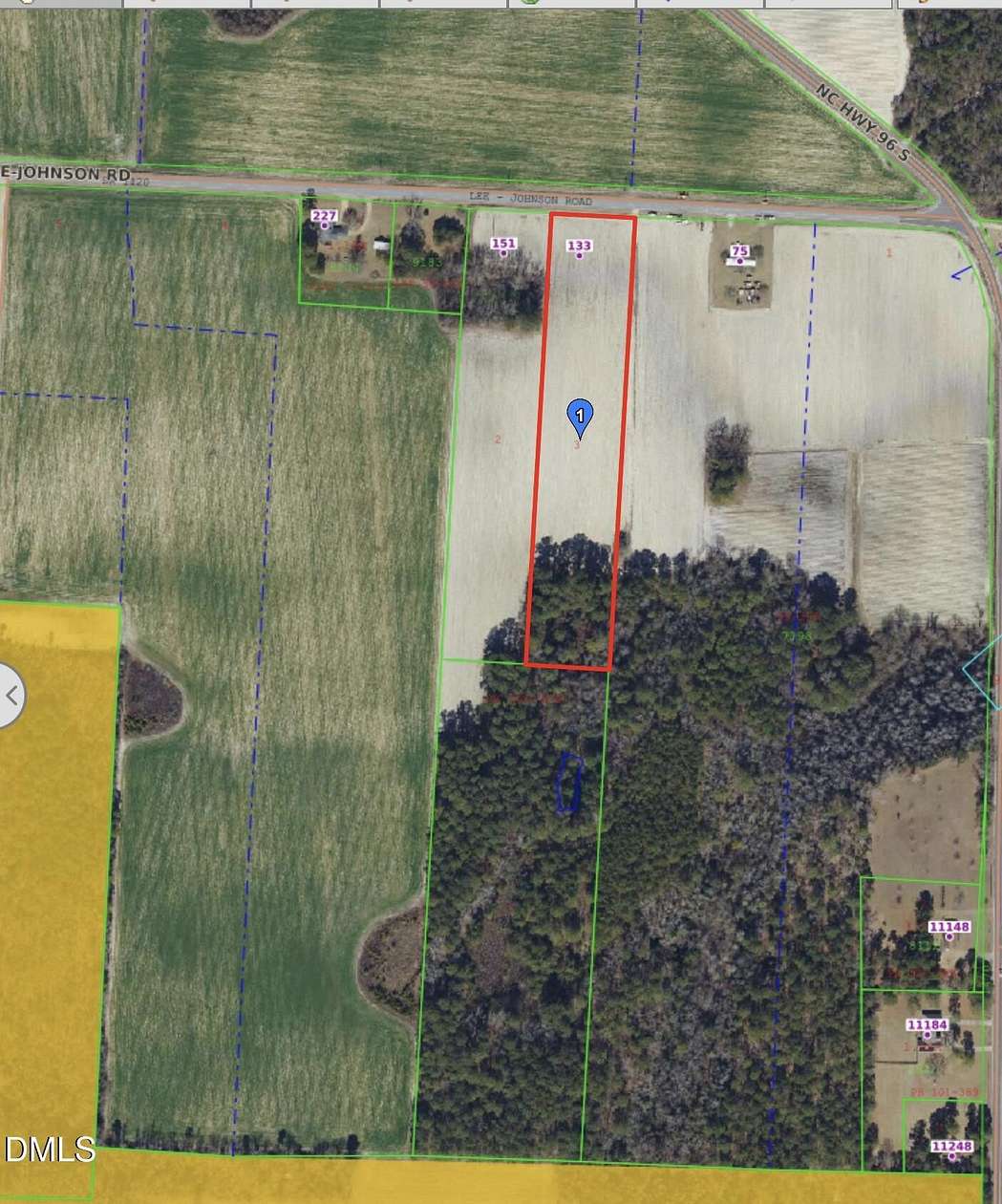 4.54 Acres of Residential Land for Sale in Dunn, North Carolina