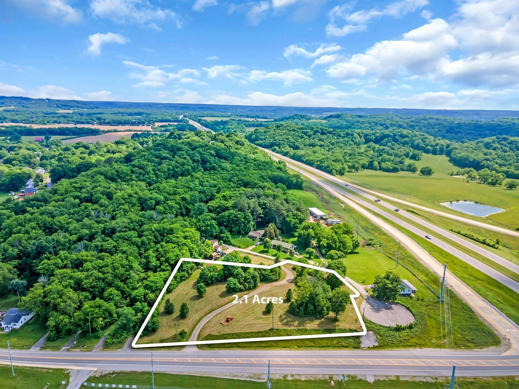 2.1 Acres of Commercial Land for Sale in Mount Pleasant, Tennessee