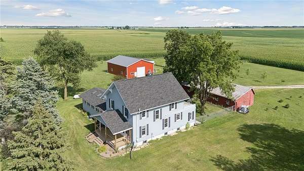 5.7 Acres of Land with Home for Sale in Springville, Iowa