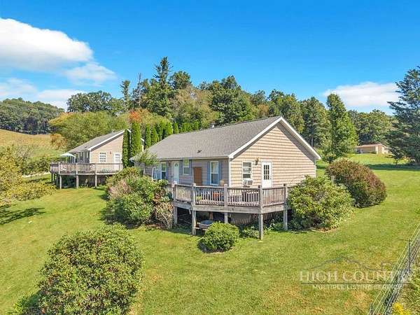 3.8 Acres of Land with Home for Sale in Deep Gap, North Carolina