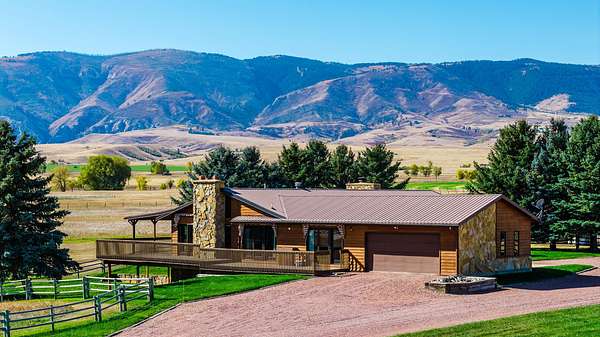 19.5 Acres of Land with Home for Sale in Sheridan, Wyoming