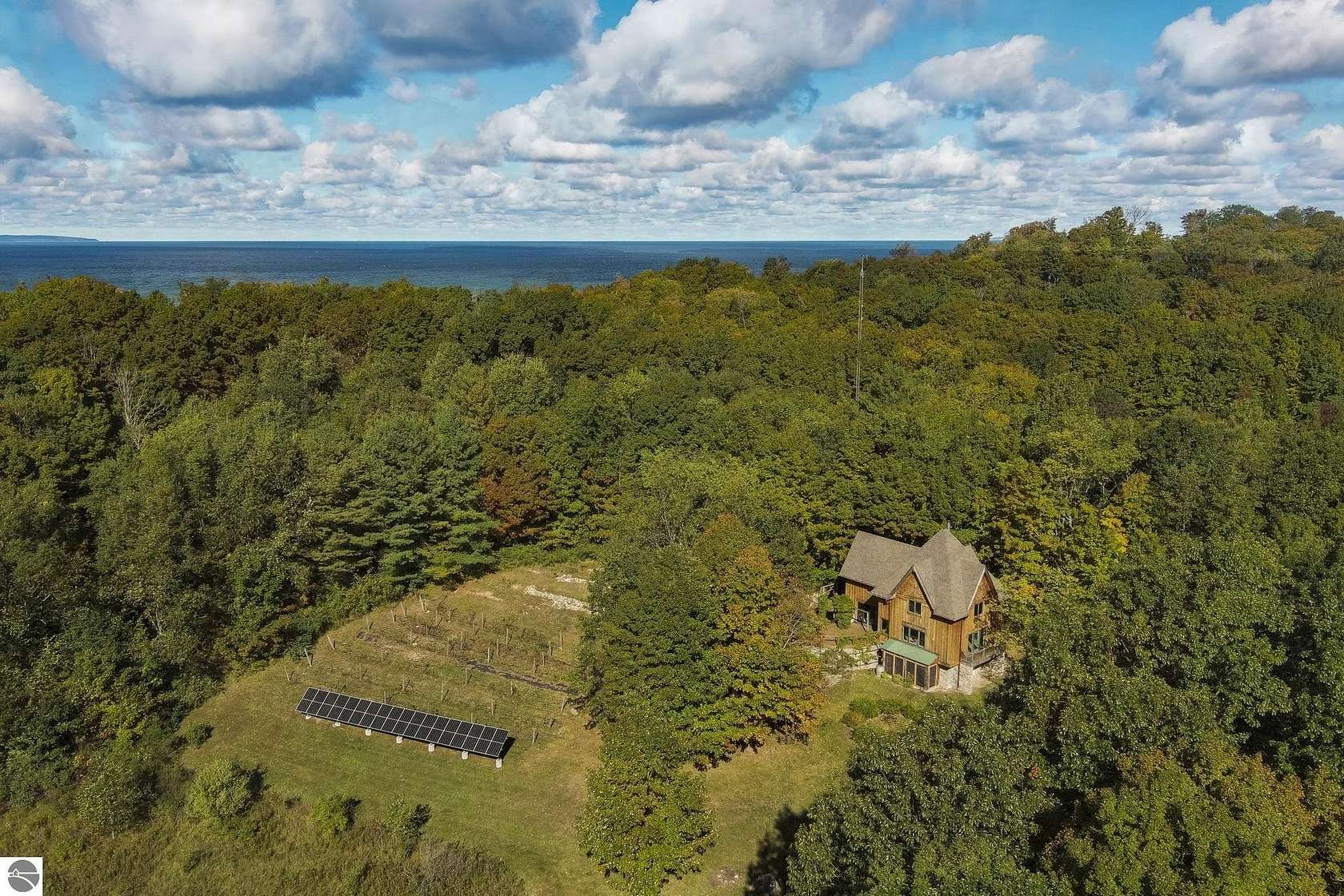 5 Acres of Land with Home for Sale in Leland, Michigan