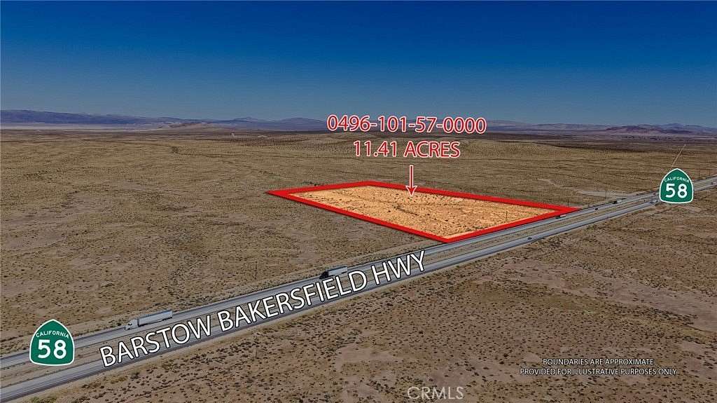 11.4 Acres of Land for Sale in Hinkley, California