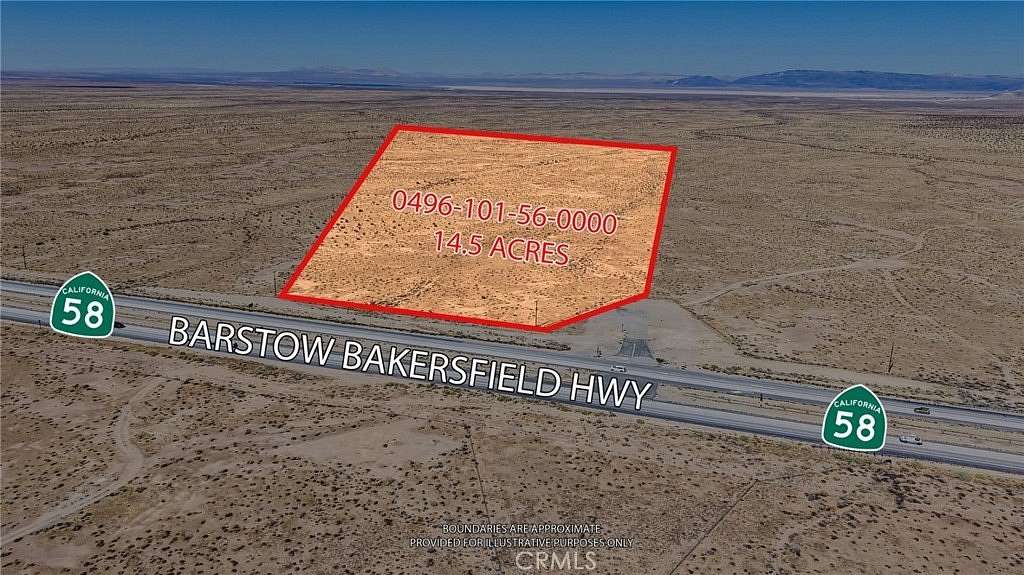 14.5 Acres of Land for Sale in Hinkley, California
