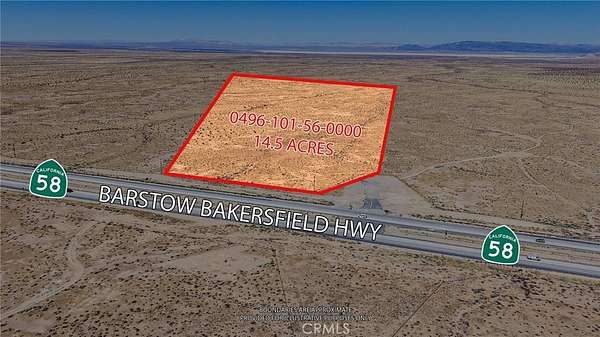 14.5 Acres of Land for Sale in Hinkley, California