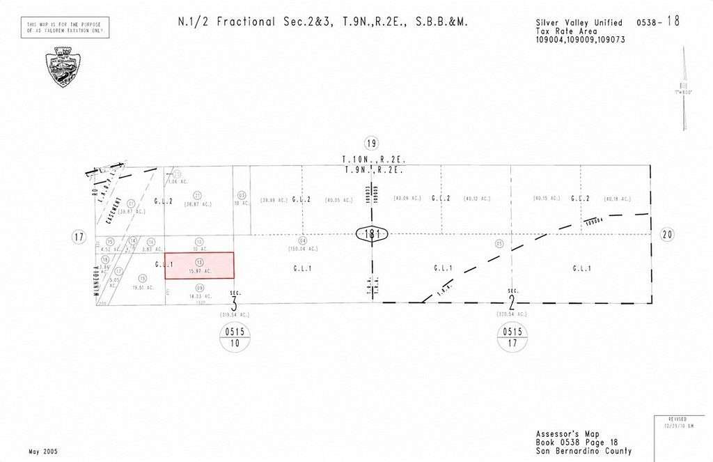 16 Acres of Land for Sale in Yermo, California