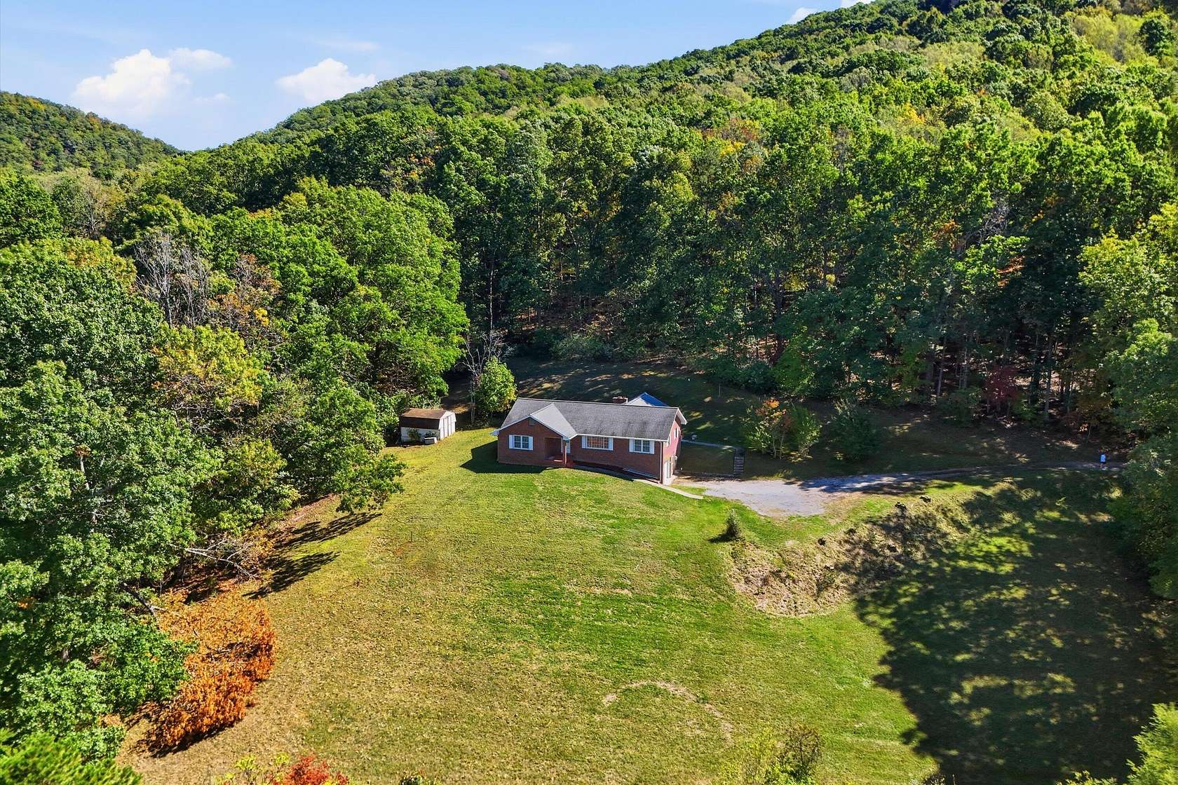 35.7 Acres of Recreational Land with Home for Sale in Buchanan, Virginia