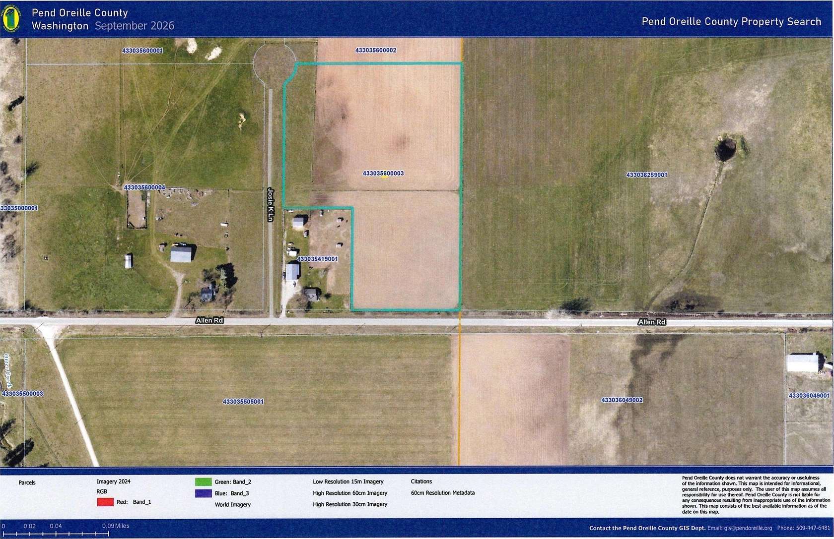 7.73 Acres of Land for Sale in Elk, Washington