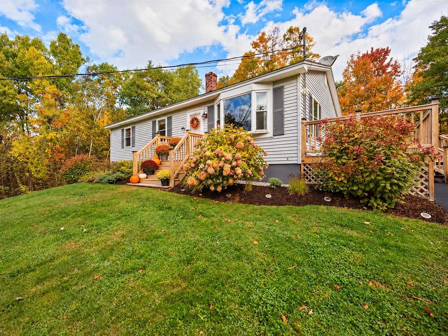 1.59 Acres of Land with Home for Sale in Oakland, Maine