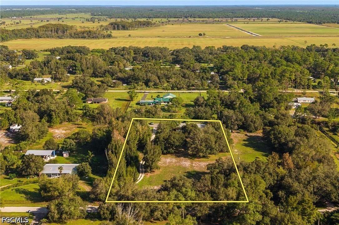 2.85 Acres of Land with Home for Sale in LaBelle, Florida