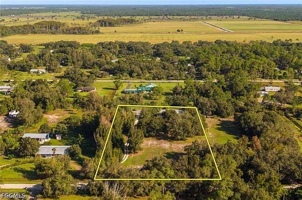 2.85 Acres of Land with Home for Sale in LaBelle, Florida