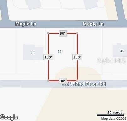 0.24 Acres of Residential Land for Sale in Ocklawaha, Florida