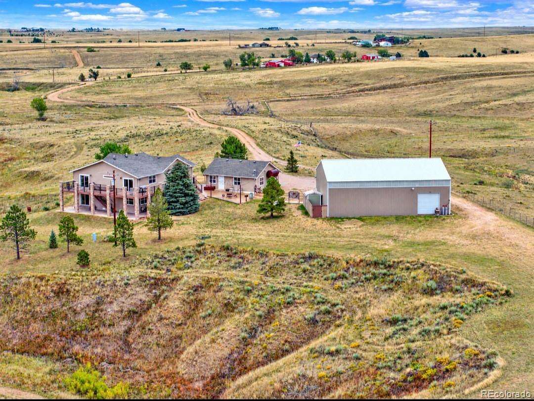 40 Acres of Agricultural Land with Home for Sale in Bennett, Colorado