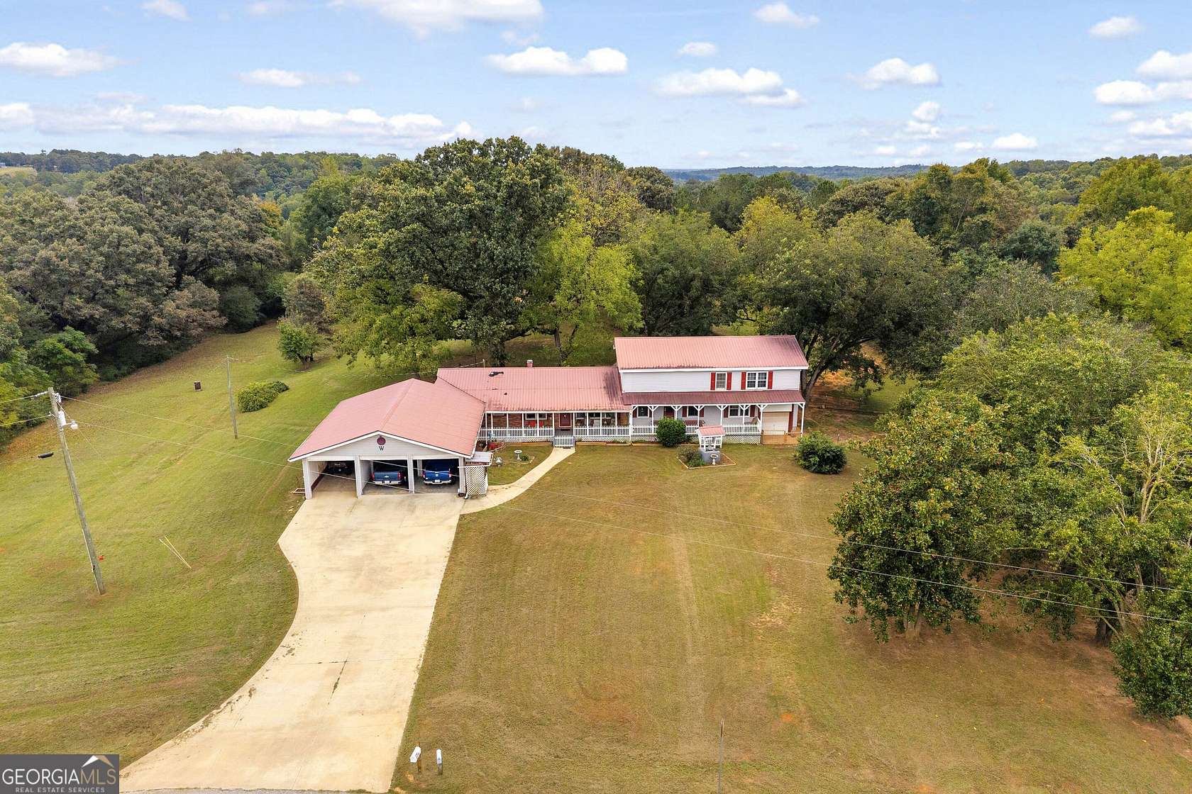 26.7 Acres of Agricultural Land with Home for Sale in Toccoa, Georgia