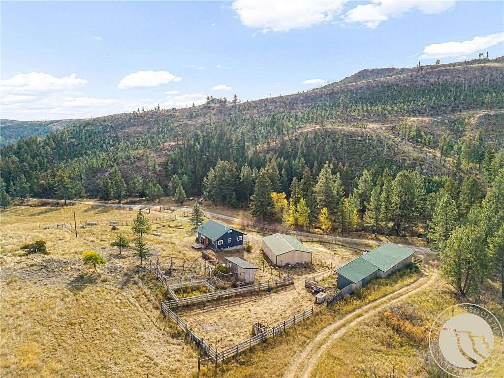 7.72 Acres of Land with Home for Sale in Reed Point, Montana