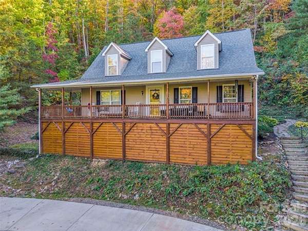6.2 Acres of Land with Home for Sale in Swannanoa, North Carolina