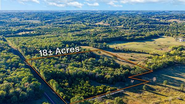 18 Acres of Recreational & Residential Land for Sale in Hartville, Missouri