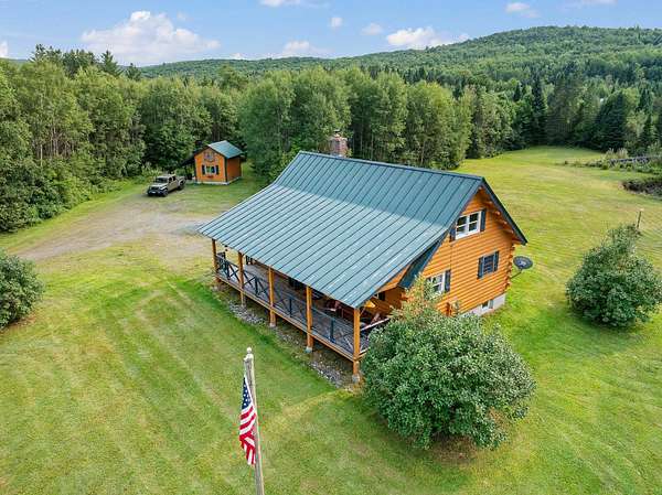 24.6 Acres of Recreational Land with Home for Sale in Canaan, Vermont