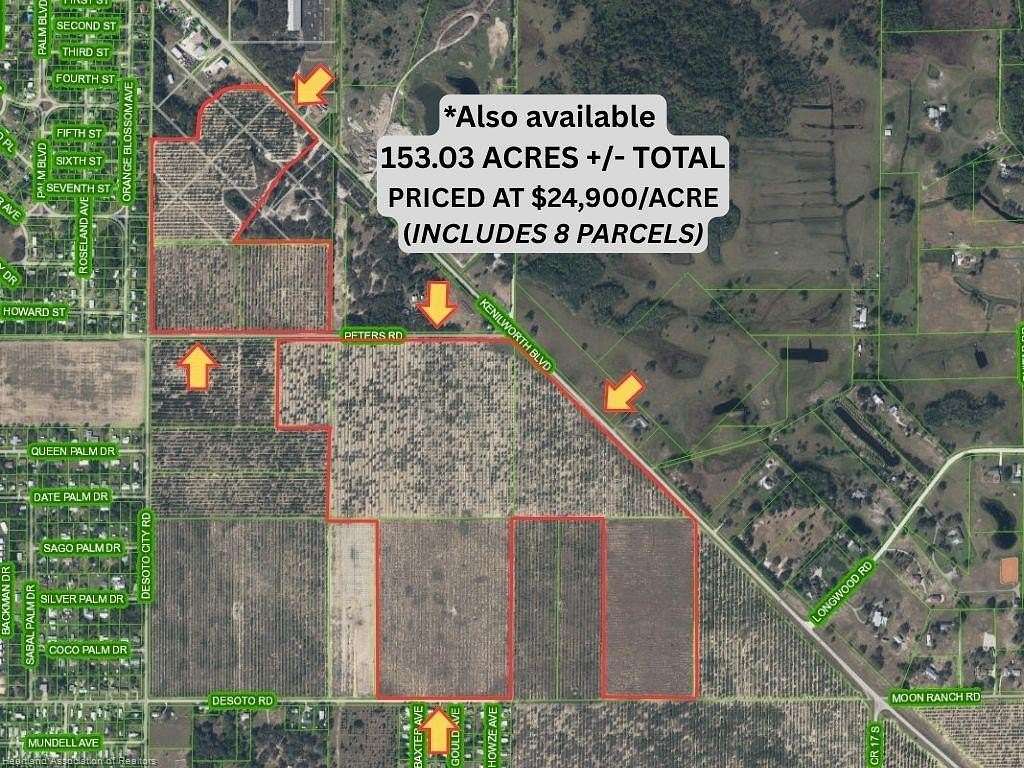 20.1 Acres of Agricultural & Residential Land for Sale in Sebring, Florida