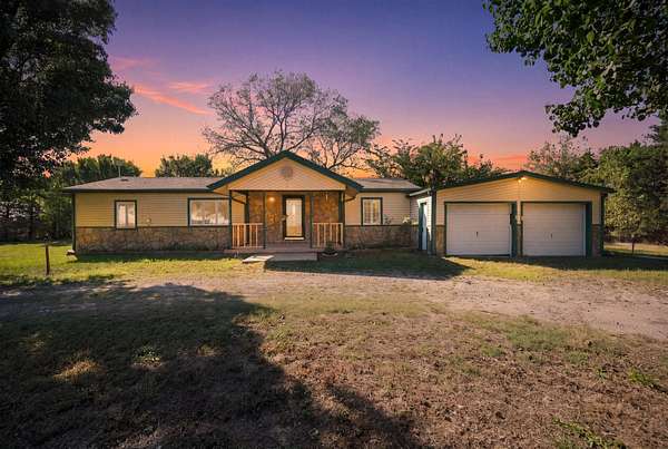 4.8 Acres of Land with Home for Sale in Douglass, Kansas