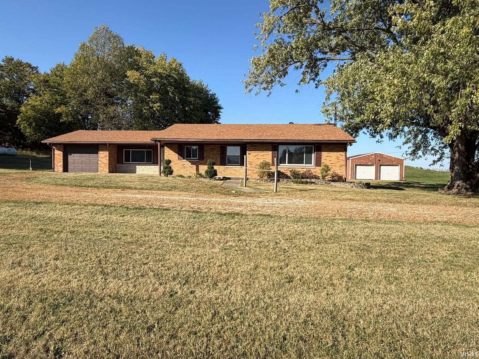1.69 Acres of Land with Home for Sale in Francisco, Indiana