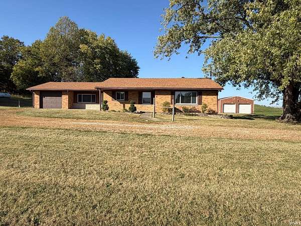 1.69 Acres of Land with Home for Sale in Francisco, Indiana