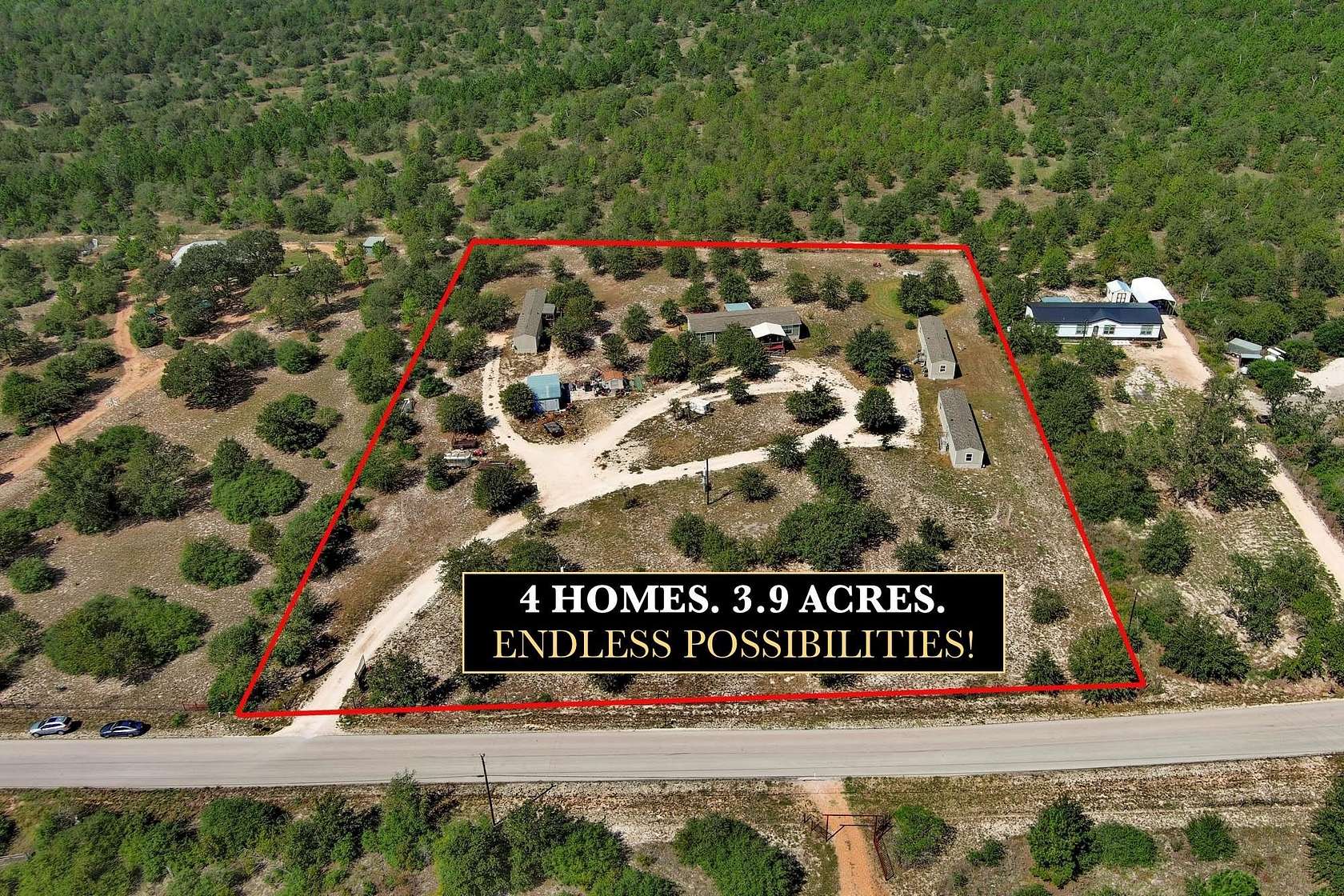 3.9 Acres of Land with Home for Sale in Paige, Texas