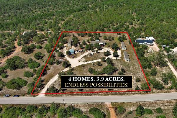 3.9 Acres of Land with Home for Sale in Paige, Texas