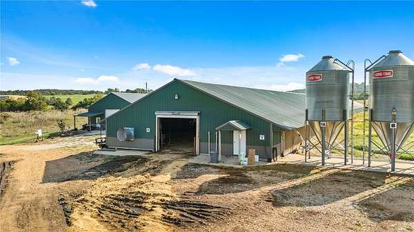 24 Acres of Agricultural Land with Home for Sale in Huntsville, Arkansas