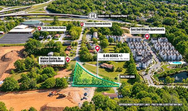 0.49 Acres of Residential Land for Sale in Nashville, Tennessee