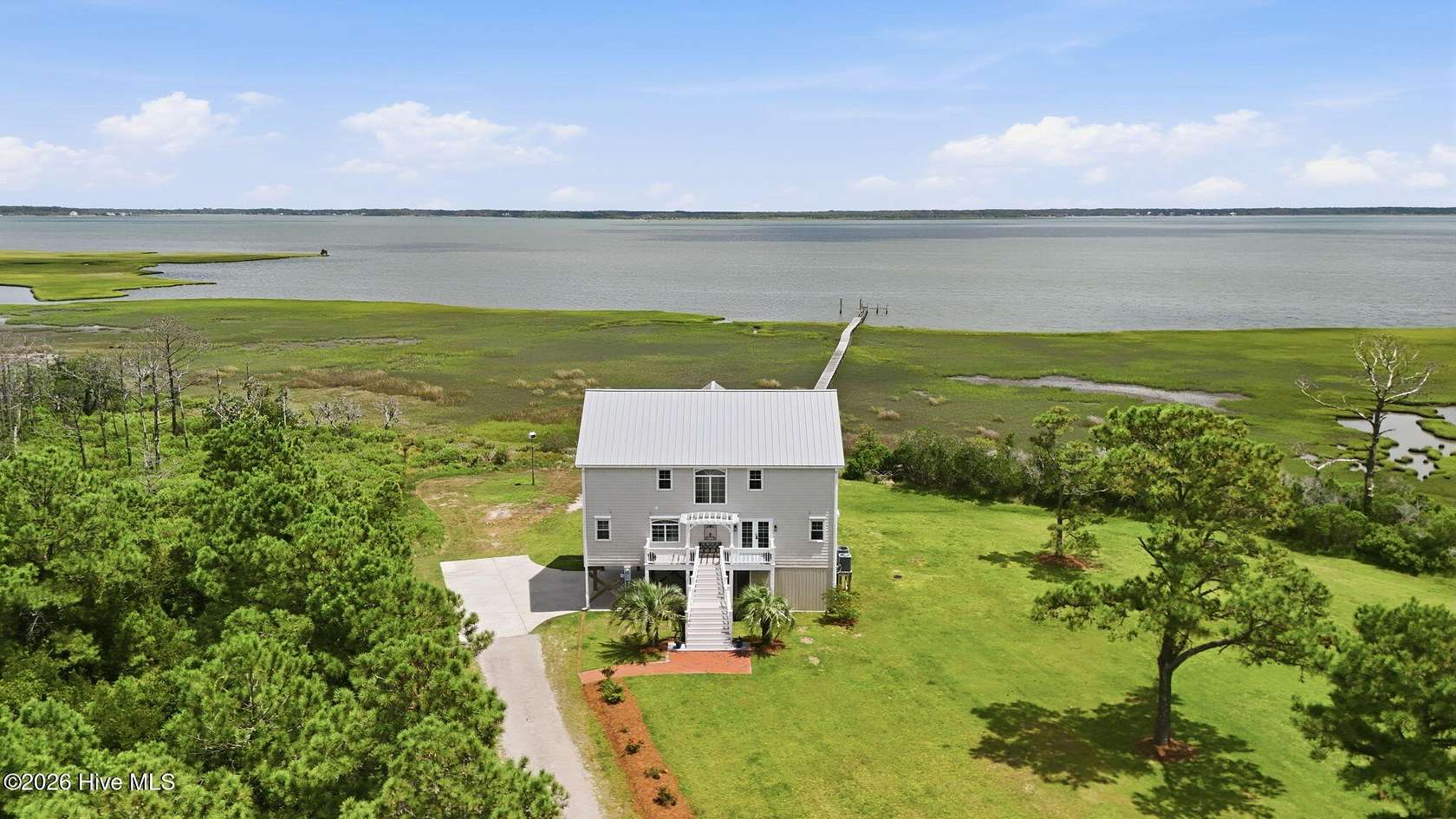 2.7 Acres of Land with Home for Sale in Beaufort, North Carolina