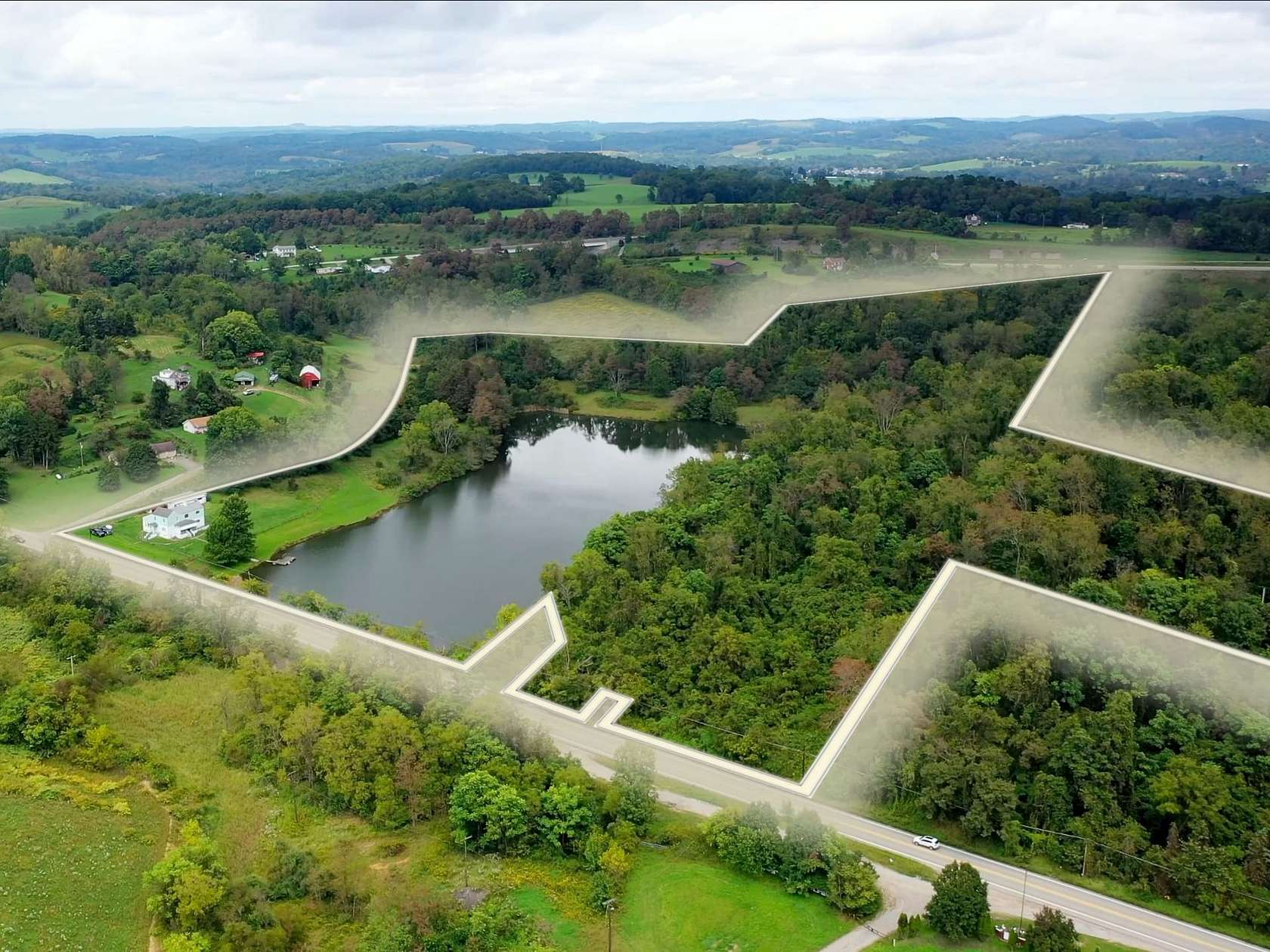 33 Acres of Recreational Land with Home for Sale in Brownsville, Pennsylvania
