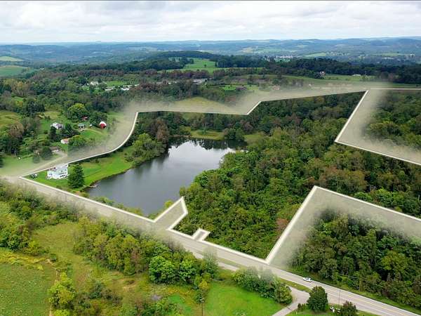 33 Acres of Recreational Land with Home for Sale in Brownsville, Pennsylvania