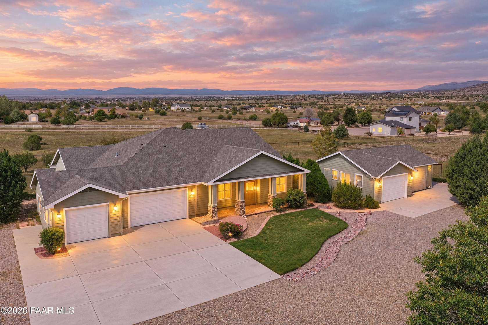 4 Acres of Land with Home for Sale in Paulden, Arizona