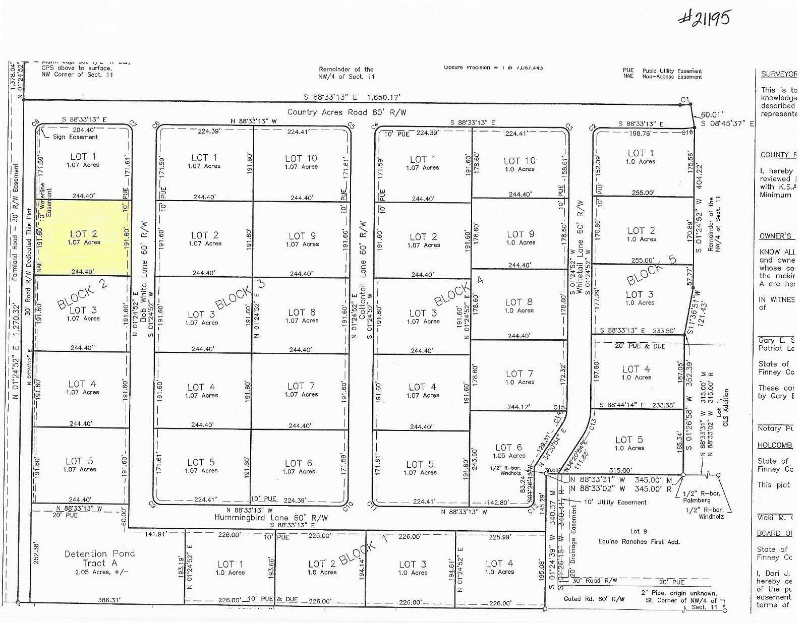 1 Acre of Residential Land for Sale in Garden City, Kansas
