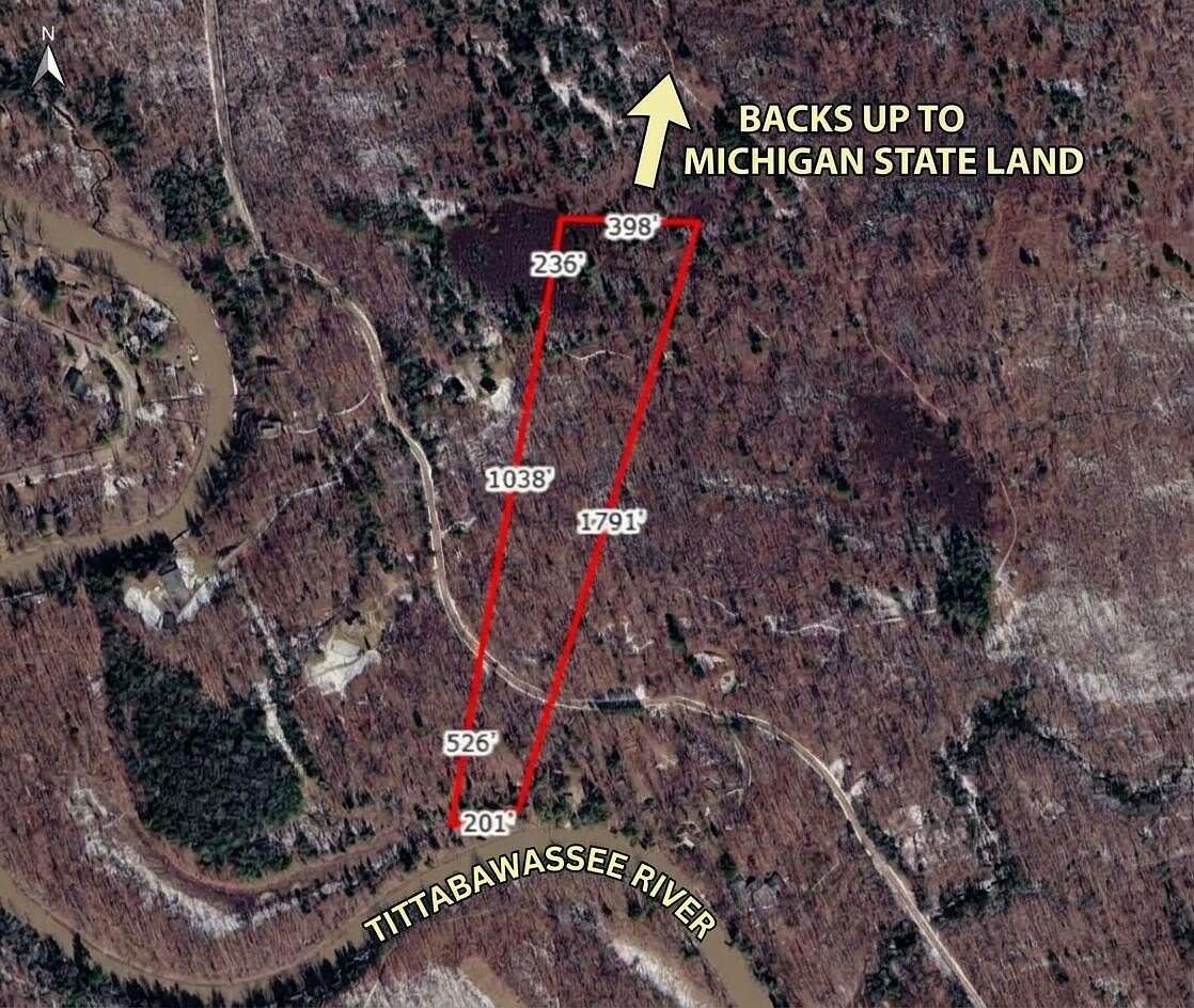 11.5 Acres of Recreational & Residential Land for Sale in Gladwin, Michigan