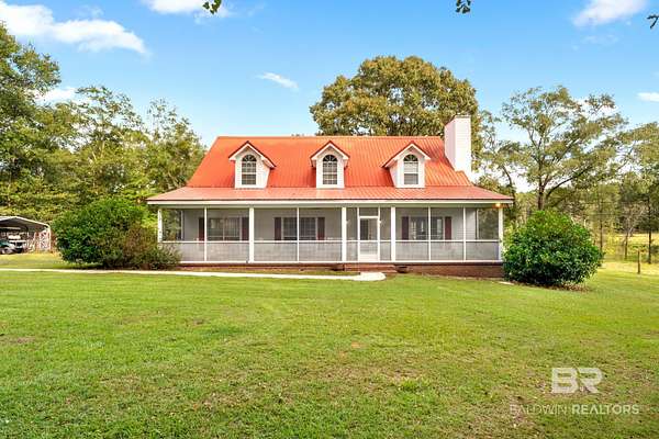 10.3 Acres of Land with Home for Sale in Bay Minette, Alabama