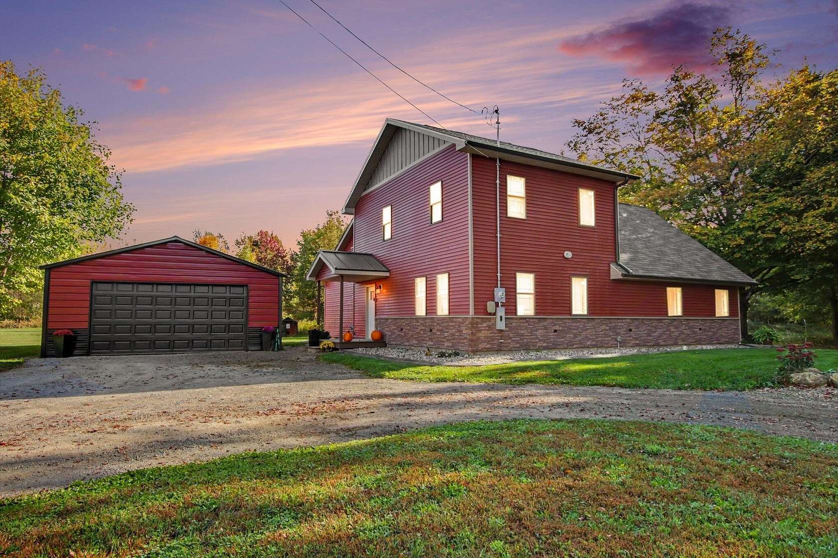 2 Acres of Land with Home for Sale in Mendon, Michigan