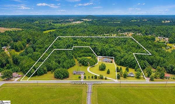18.9 Acres of Recreational & Residential Land for Sale in Liberty, South Carolina