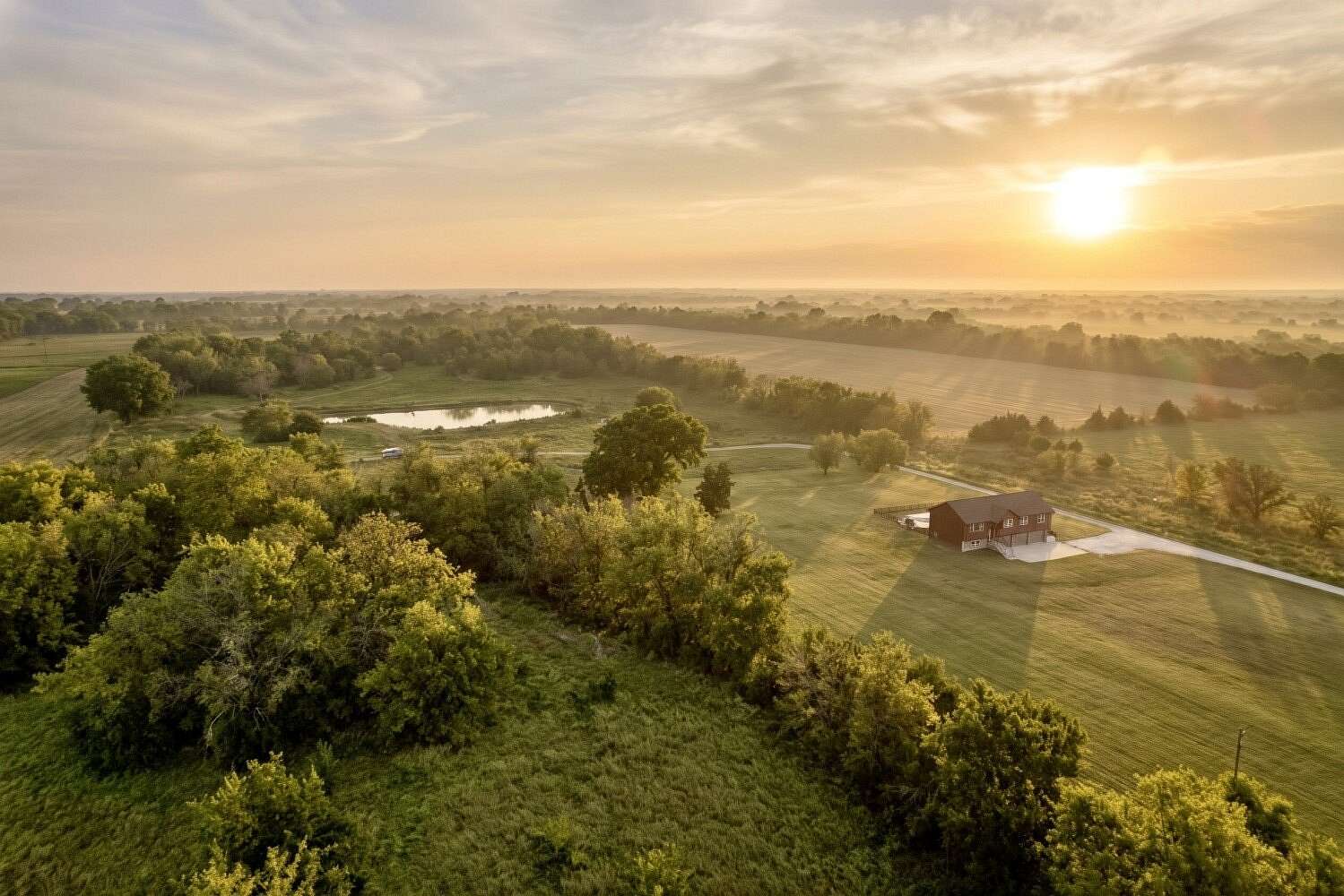 38.2 Acres of Land with Home for Sale in Chanute, Kansas