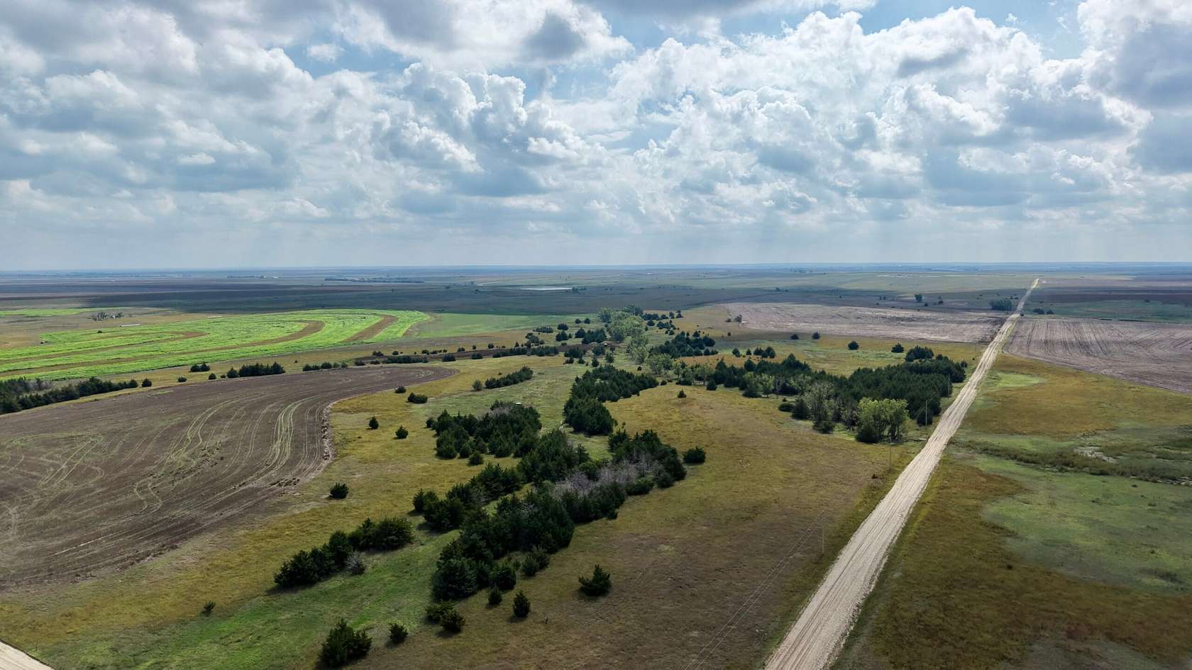 156 Acres of Land for Sale in Brownell, Kansas