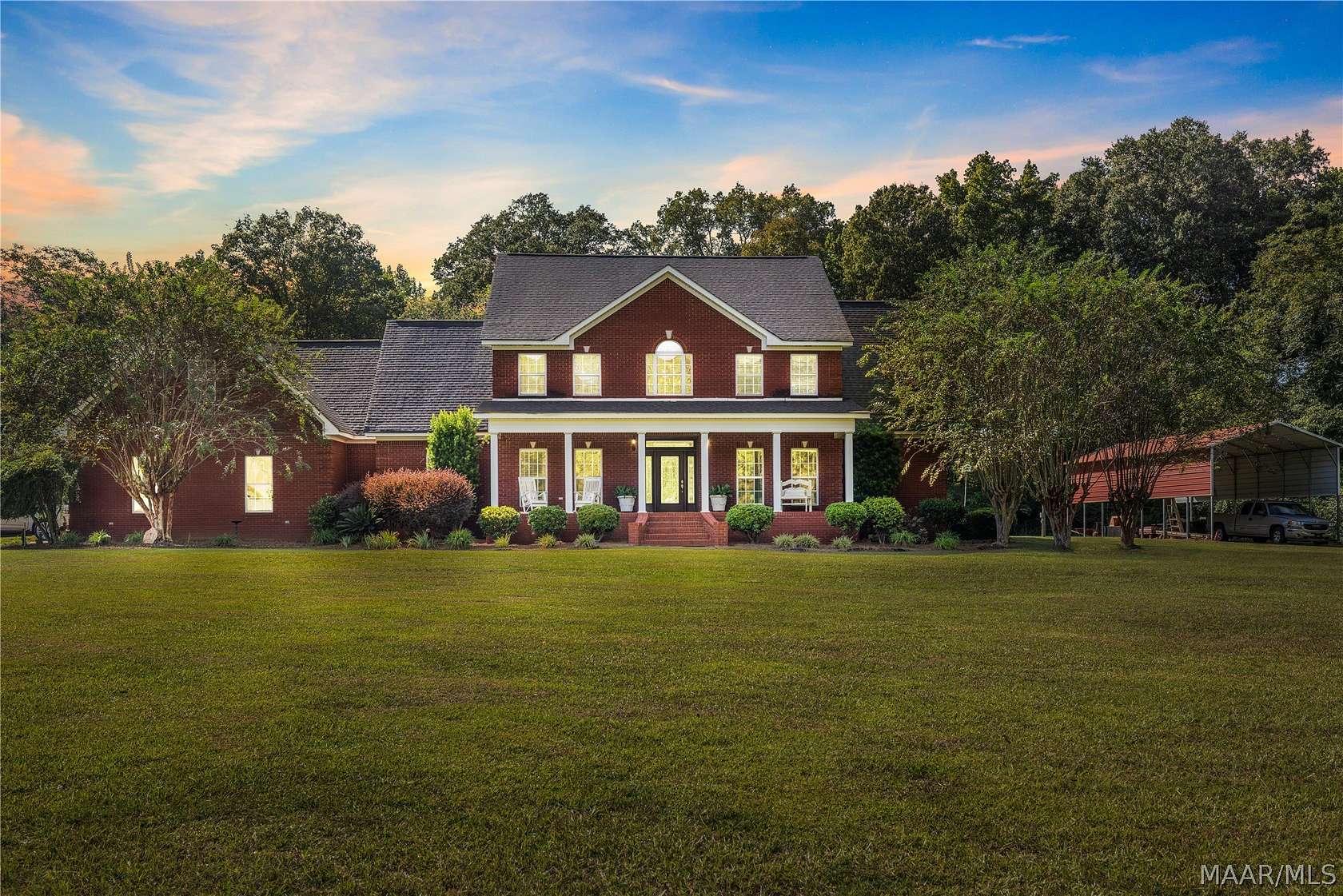 42.2 Acres of Land with Home for Sale in Valley Grande, Alabama
