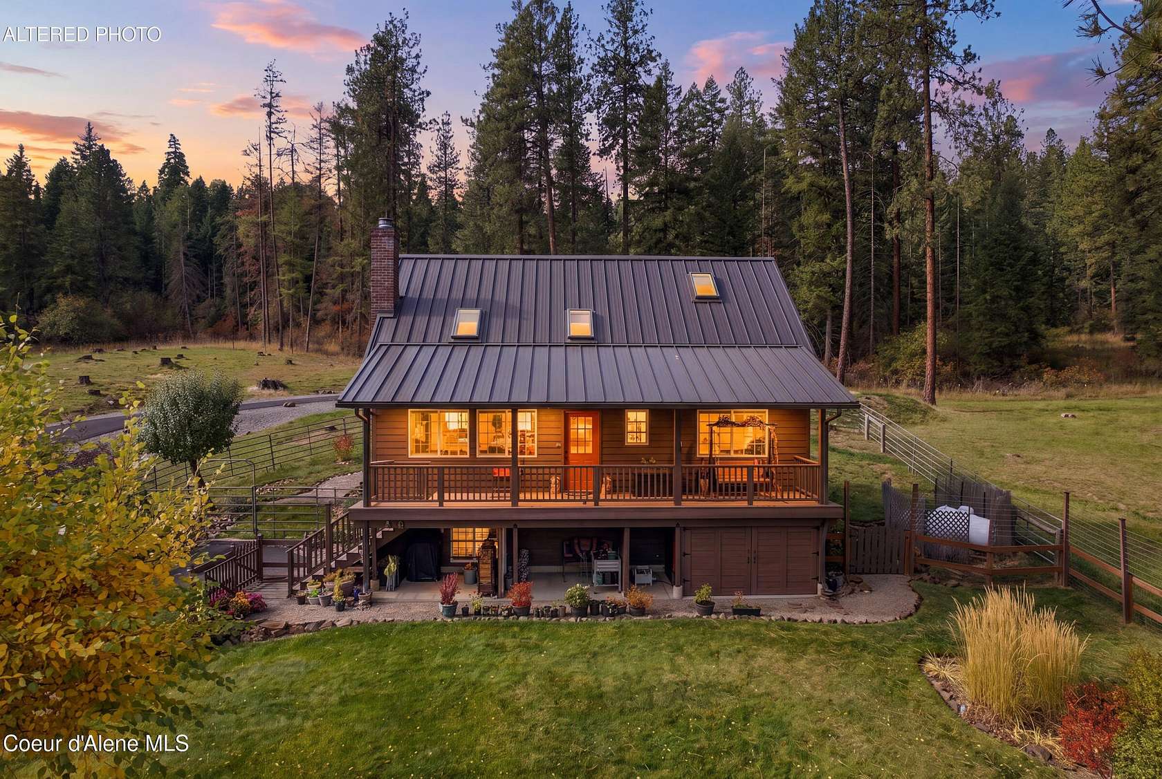 10 Acres of Land with Home for Sale in Coeur d'Alene, Idaho