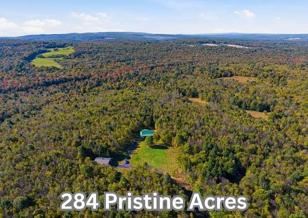 284 Acres of Land with Home for Sale in Ebensburg, Pennsylvania