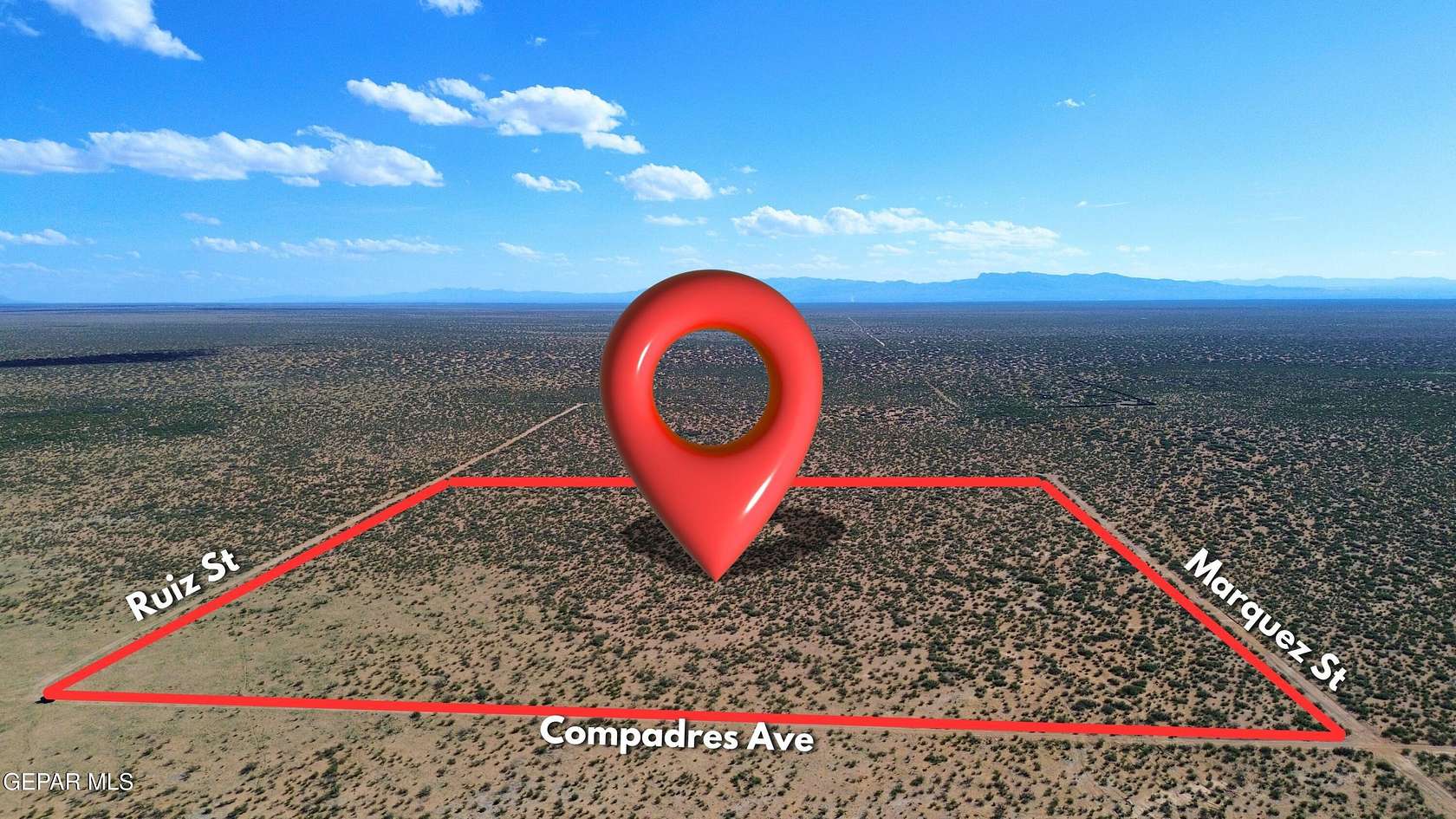 40 Acres of Recreational Land for Sale in Fabens, Texas