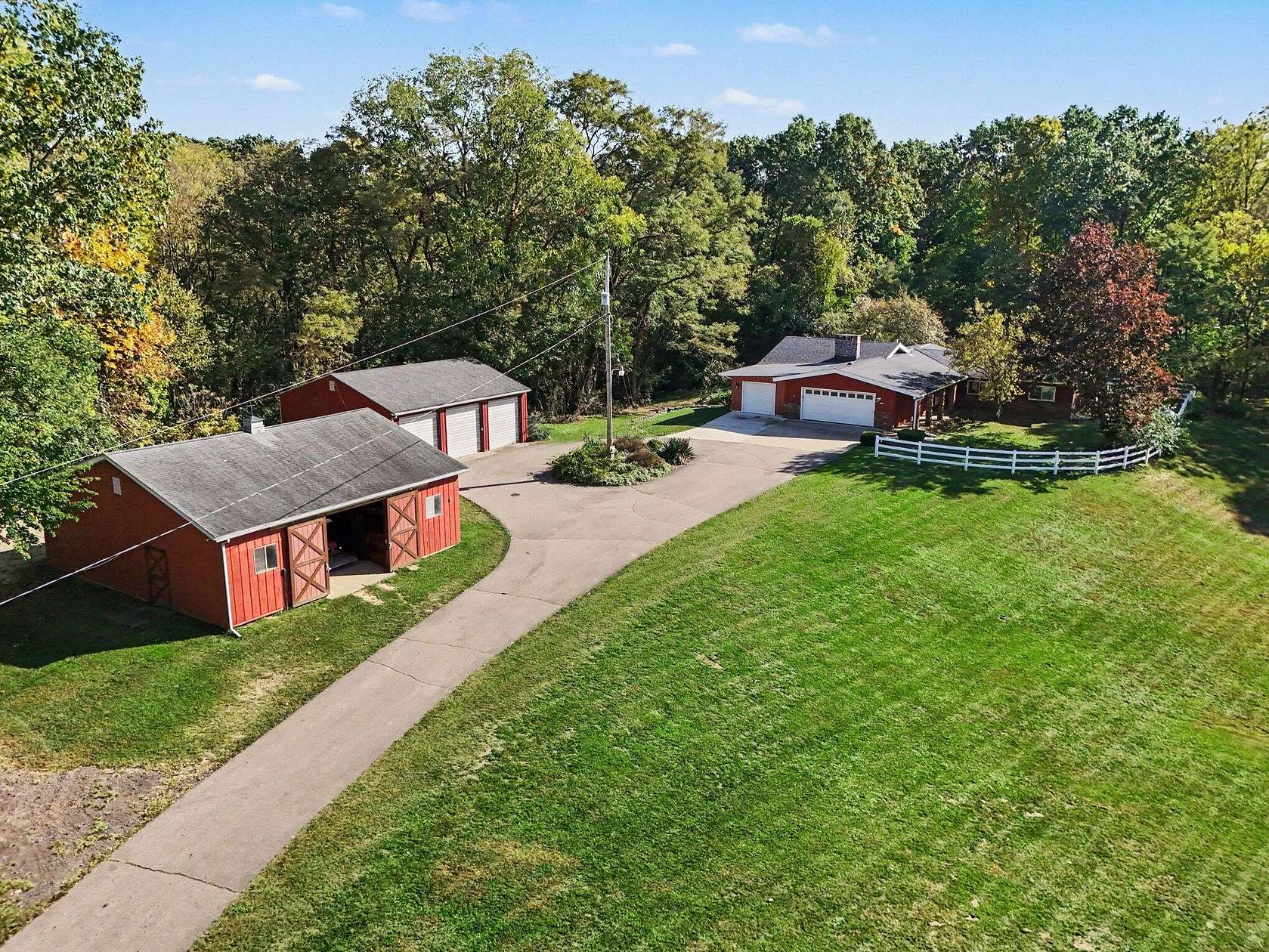 10 Acres of Land with Home for Sale in Augusta, Michigan